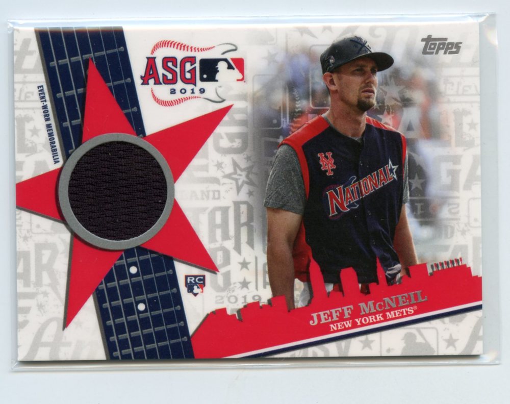 2019 Topps Update All Star Stitches #ASSRJEM Jeff McNeil