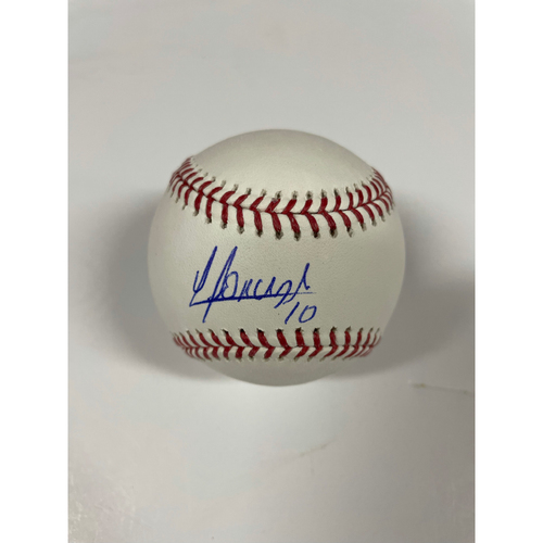 Yoan Moncada Autographed Baseball