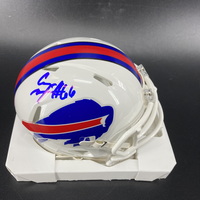 NFL - Bills Connor McGovern Signed Mini Helmet