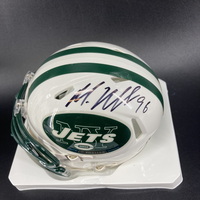 Jets - Muhammad Wilkerson Signed Mini Helmet