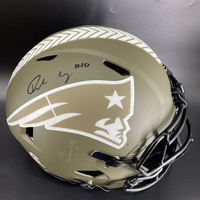 NFL - Patriots Drake Maye Signed Authentic STS Speed Helmet