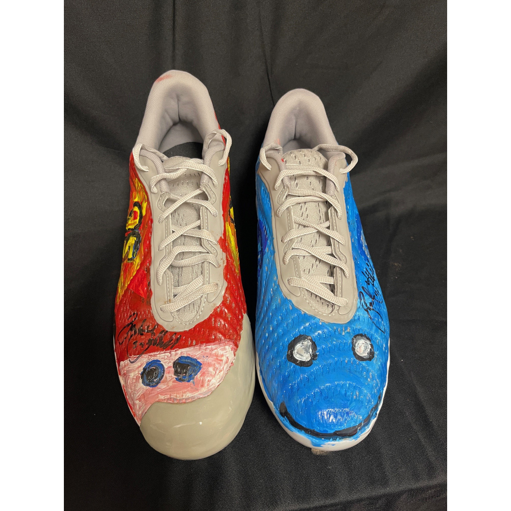 Zack Littell - Game Used & Autographed Cleats for Players Weekend