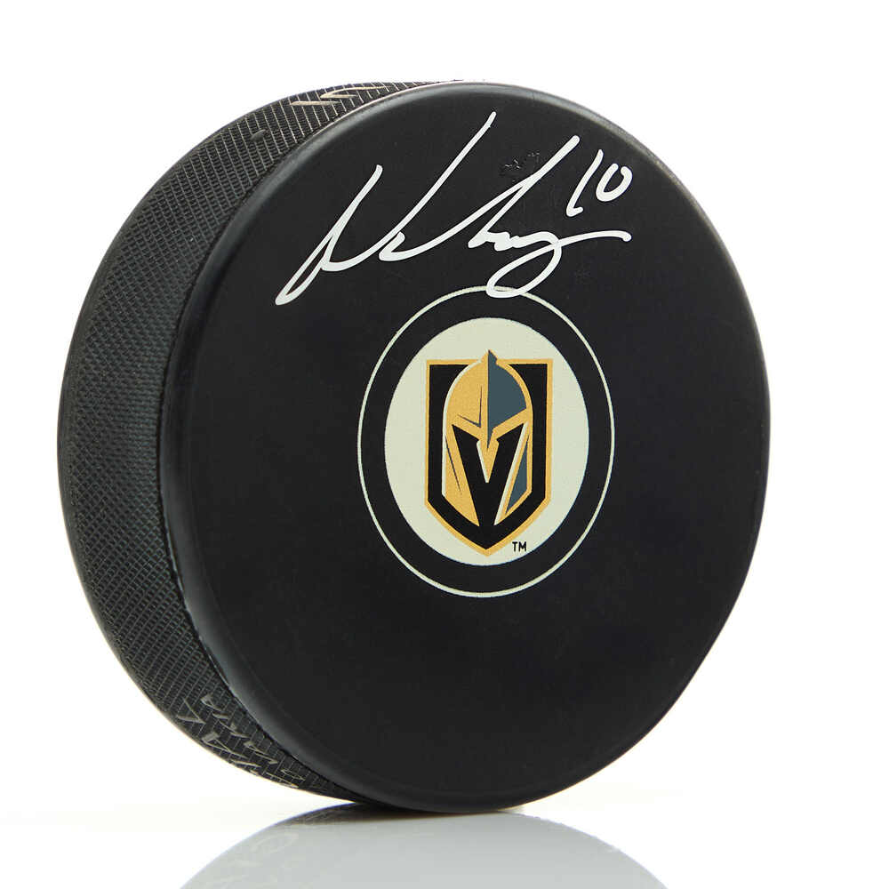 Nic Roy Autographed Vegas Golden Knights Hockey Puck