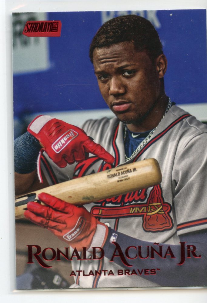 2019 Stadium Club Red Foil #56 Ronald Acuna Jr.