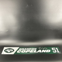 Jets - Brandon Copeland Signed Locker Name Plate
