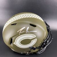 NFL - Bears Roschon Johnson signed Salute to Service helmet