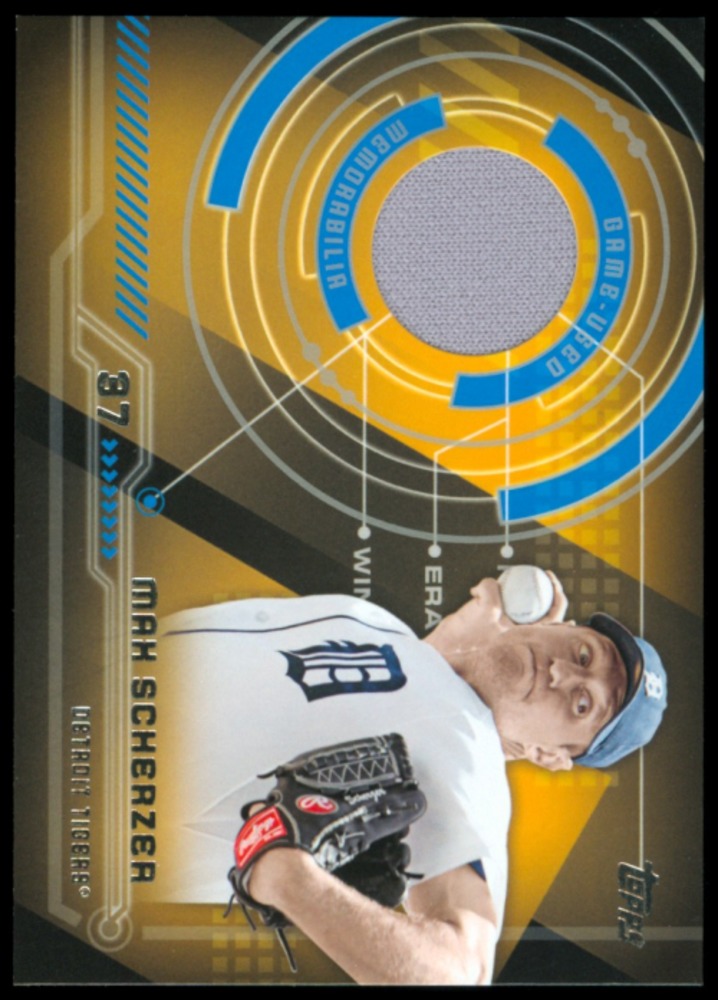 2014 Topps Trajectory Relics #TRMS Max Scherzer