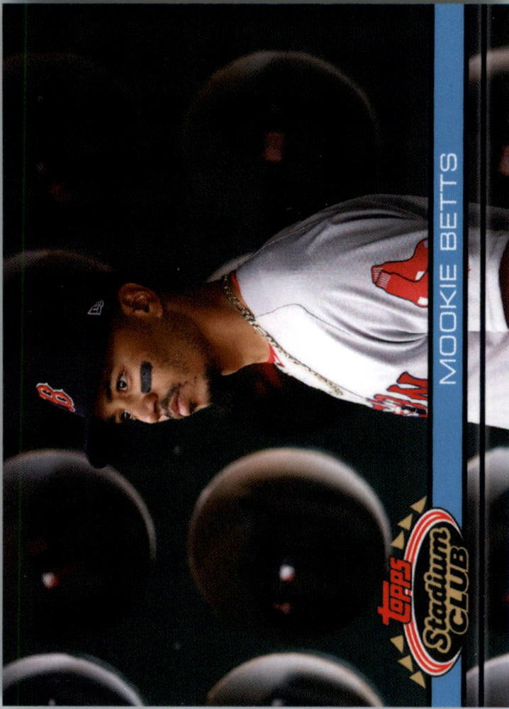 2019 Topps Throwback Thursday #123 Mookie Betts/91 Stadium Club BB