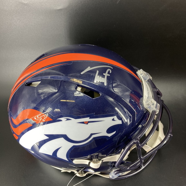NFL - Broncos Troy Franklin Signed Authentic Speed Helmet