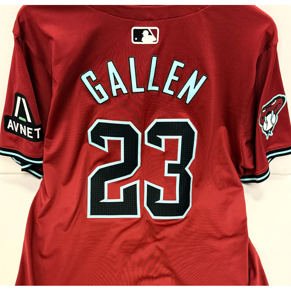 2024 Game-Used Red Alternate Jersey - Zac Gallen - NYY @ ARI 4/2