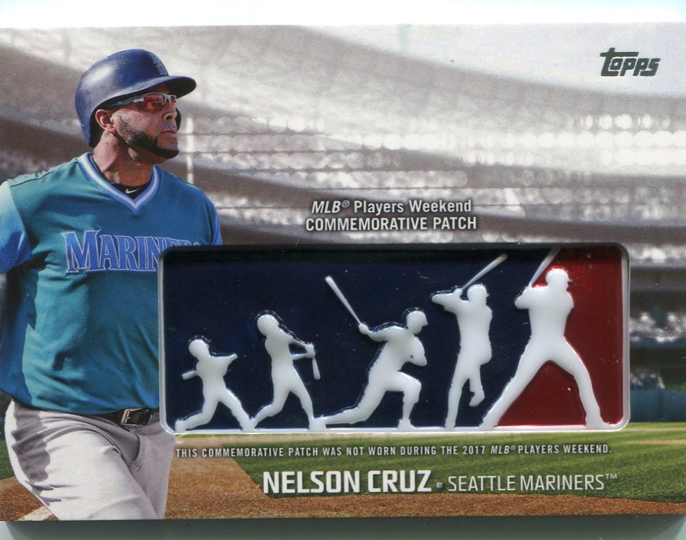 2018 Topps Players Weekend Patches #PWPNC Nelson Cruz