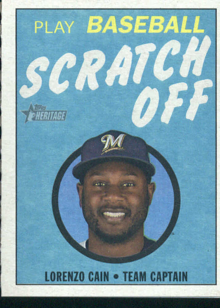 2019 Topps Heritage '70 Topps Scratch Offs #6 Lorenzo Cain