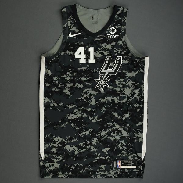 Image of Trey Lyles - San Antonio Spurs - Game-Worn City Edition Jersey - 2019-20 Season