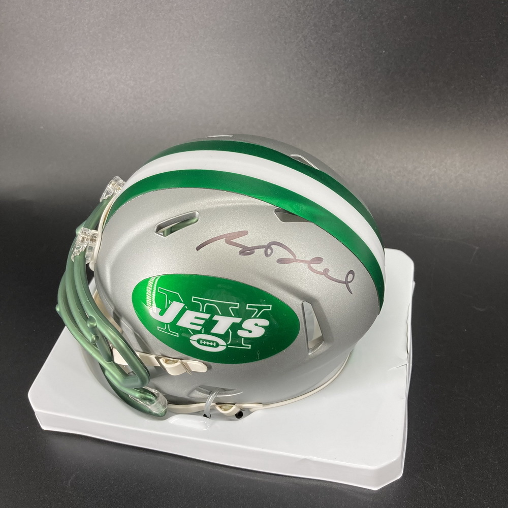 Jets Sam Darnold Signed Blaze Mini Helmet The official auction site