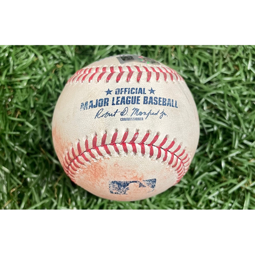 Game Used Baseball DJ LeMahieu Fly Out Aaron Judge Groundout Off game-used-baseball-dj-lemahieu-fly-out-aaron-judge-groundout-off