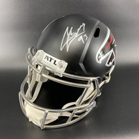 Falcons - Calais Campbell Signed Replica Speed Helmet