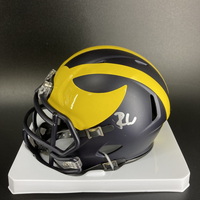 NFL - Michigan Roman Wilson Signed Mini Helmet