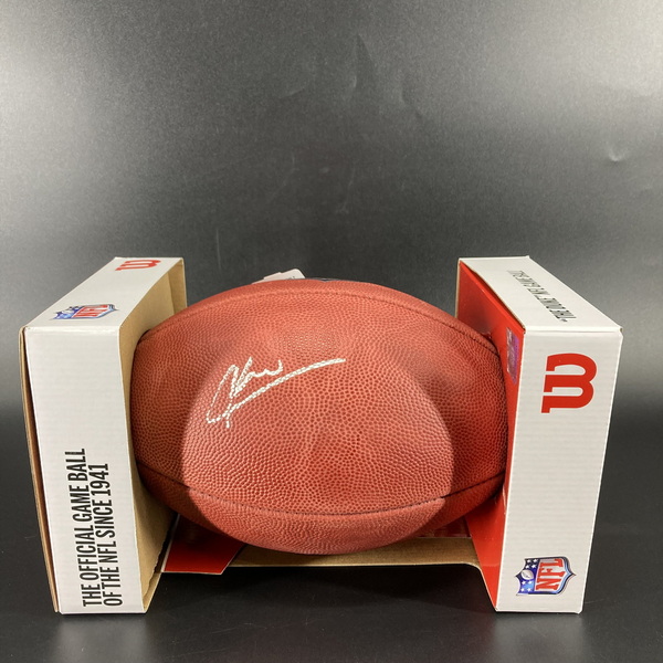 NFL - Patriots Keion White Signed Authentic Football
