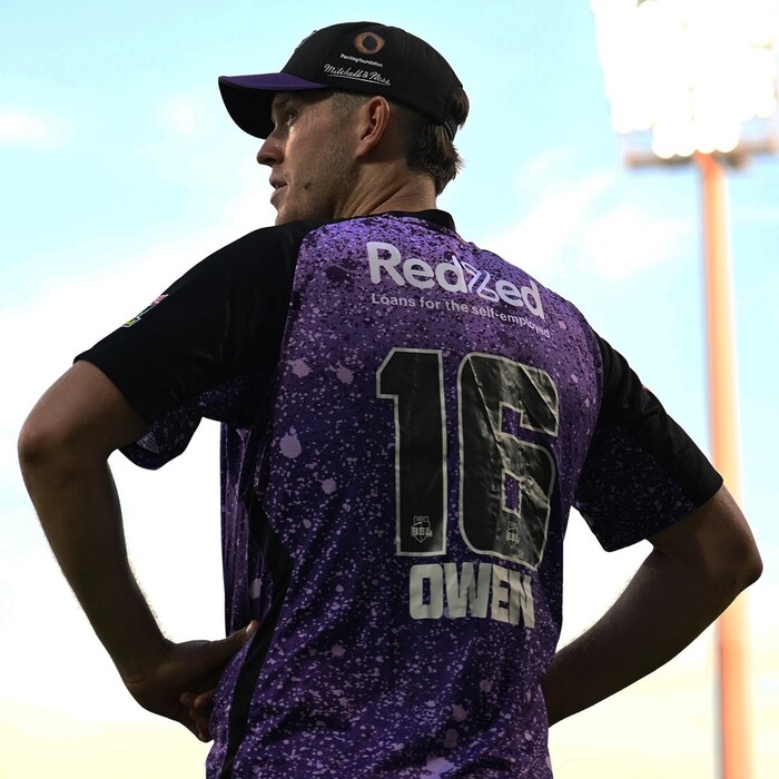Photo of Mitch Owen Hobart Hurricanes 24/25 Ponting Foundation Match-Worn Cap
