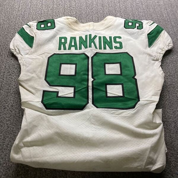 London Games - Jets Sheldon Rankins Game Used Jersey (10/10/21) Size 46