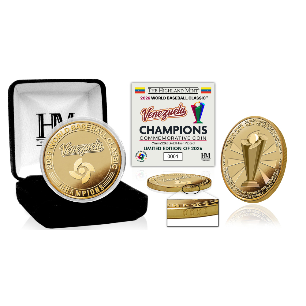 Venezuela 2026 World Baseball Classic Champions Gold Coin LE #1