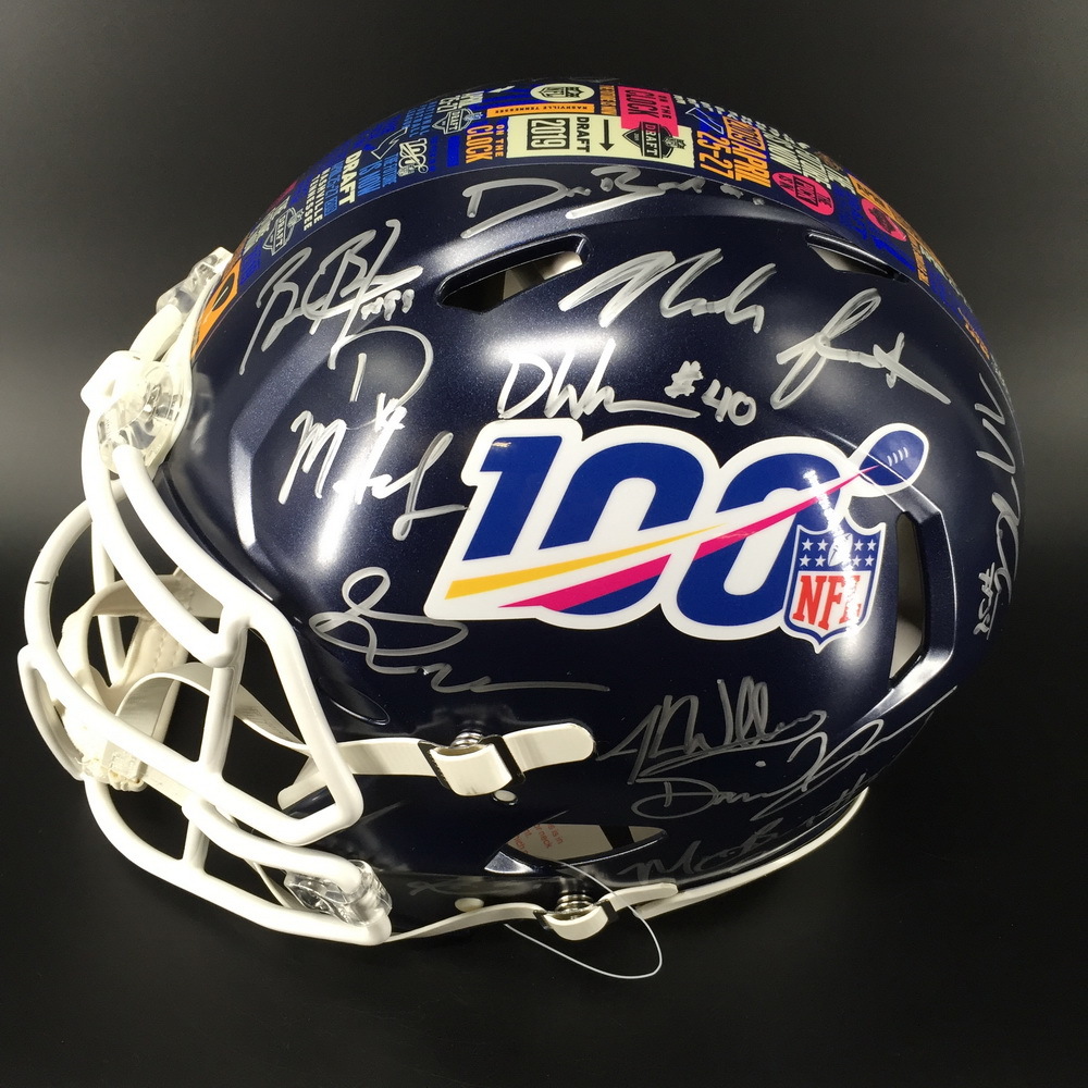 signed nfl helmets