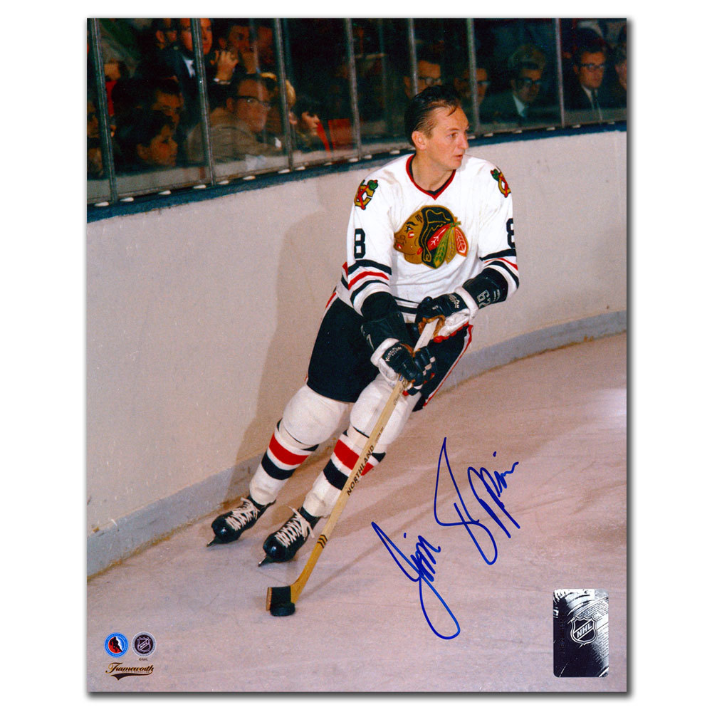 Jim Pappin Chicago Blackhawks BREAKOUT Autographed 8x10