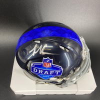 NFL - Jets Malachi Corley Signed NFL Draft Mini Helmet