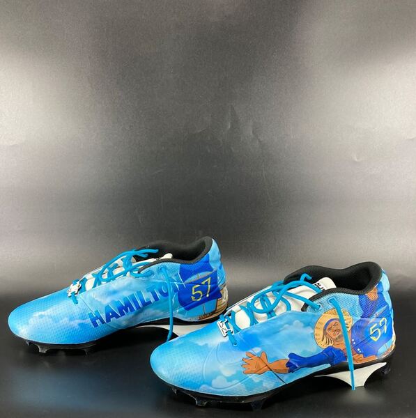 MCMC - Rams Ty Hamilton Custom Cleats 2025 Season Size 14 Proceeds Benef...