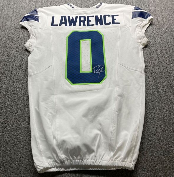 Crucial Catch - Seahawks DeMarcus Lawrence Signed Game Issued Jersey