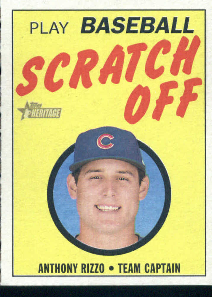 2019 Topps Heritage '70 Topps Scratch Offs #8 Anthony Rizzo