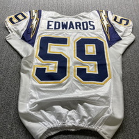 NFL - Chargers Donnie Edwards Game Worn Jersey Size 46
