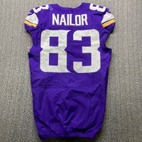 London Games - Vikings Jalen Nailor Game Used Jersey (10/6/2024) Size 40...