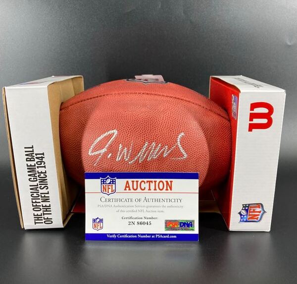 NFL - Lions Jameson Williams signed Authentic Football