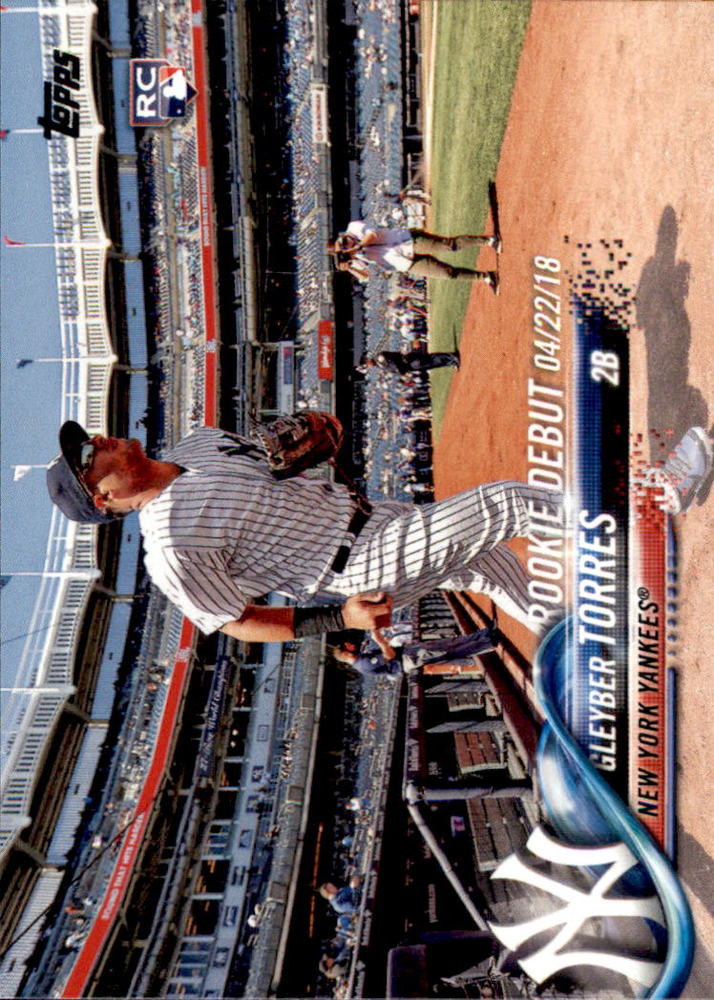 2018 Topps Update #US191 Gleyber Torres Rookie Debut