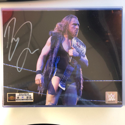 Pete Dunne SIGNED WrestleMania 35 Superstore Exclusive Photo (Random Number)