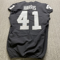 International Games - Raiders Erik Harris Game Worn Jersey (11/19/2017) ...
