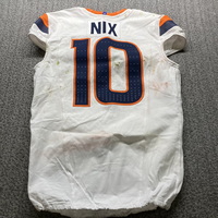 STS - Broncos Bo Nix Game Worn Jersey (11/10/2024) Size 40 With Captains...