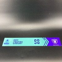 NFL - Raiders Maxx Crosby Special Edition 2022 Pro Bowl Nameplate 3 of 3