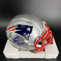NFL - Patriots Joe Milton Signed Mini Helmet
