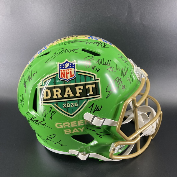 NFL - Multi Signed NFL Draft Replica Speed Helmet Signed by Over 30 Play...