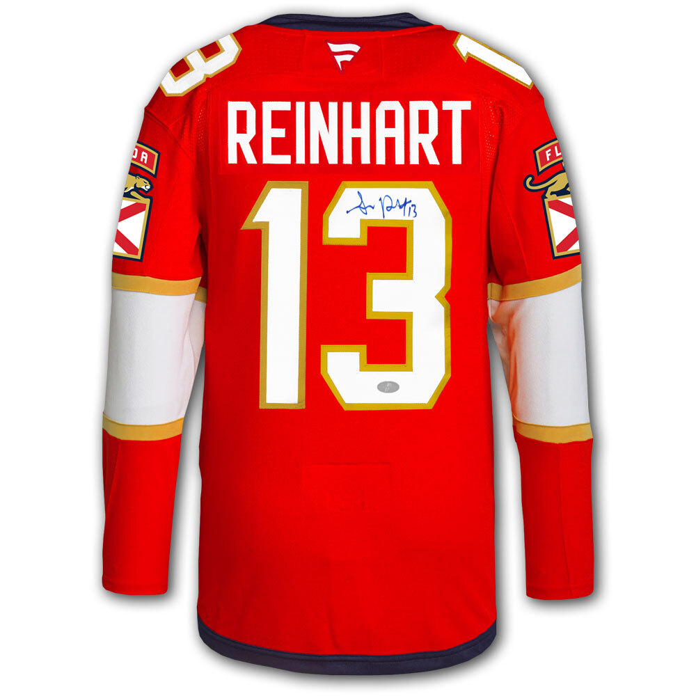 Sam Reinhart Florida Panthers Fanatics Premium Autographed Jersey