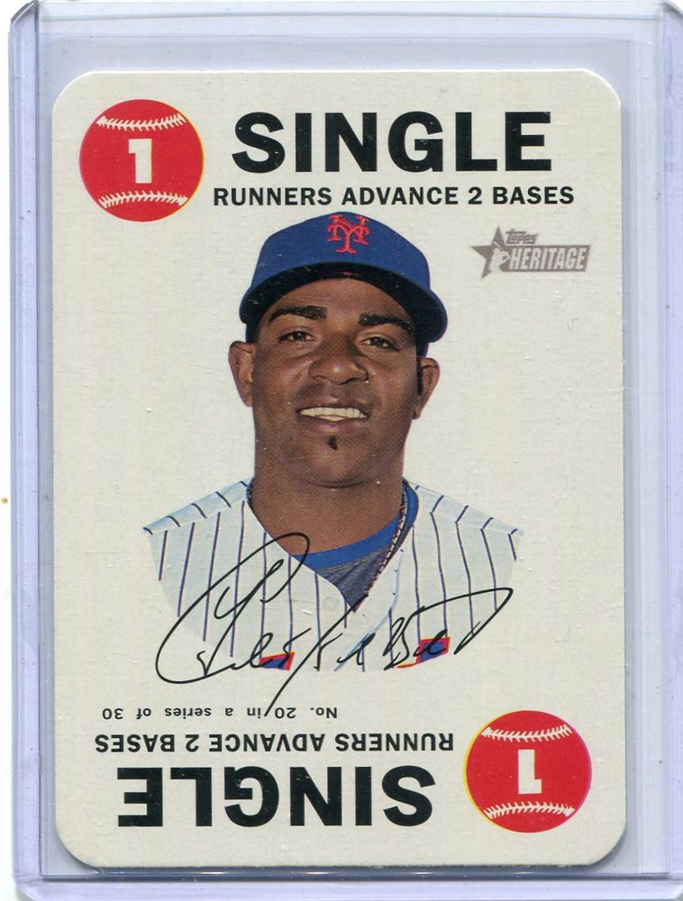 2017 Topps Heritage Topps Game #20 Yoenis Cespedes