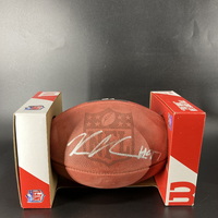 NFL - Cowboys Kenny Clark Signed Authentic Football with Pro Bowl Logo