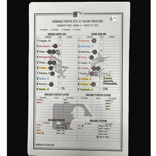 All Products | White Sox Auctions