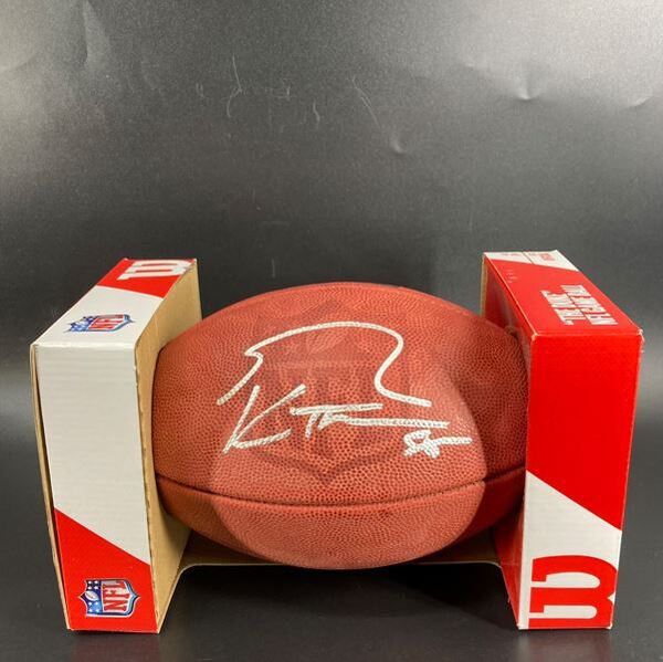 NFL - 49ers George Kittle Signed Authentic Football with Pro Bowl Logo