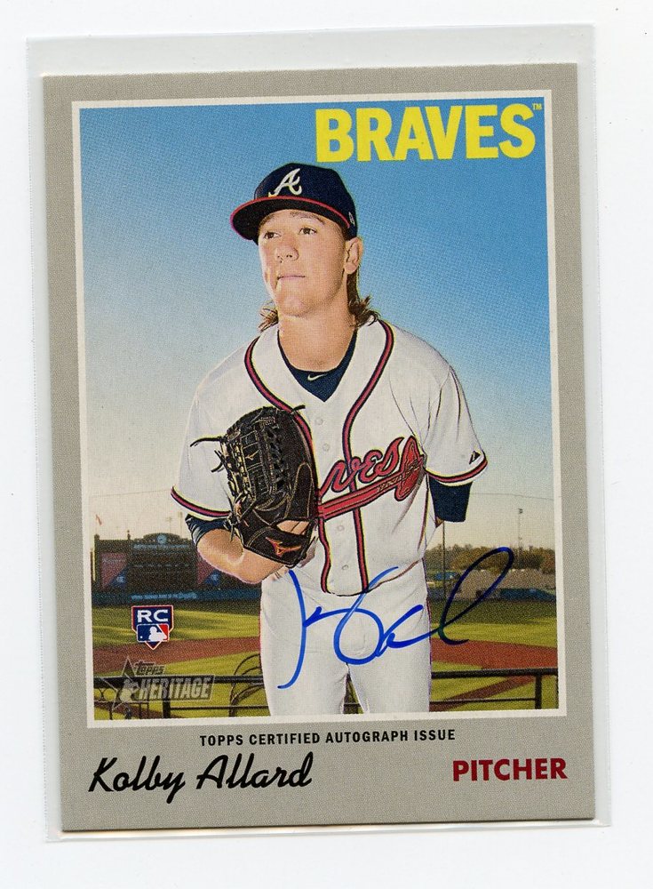 2019 Topps Heritage Real One Autographs #ROAKA Kolby Allard