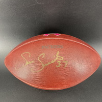 PCF - Packers Sam Shields Signed Authentic Football With Crucial Catch R...