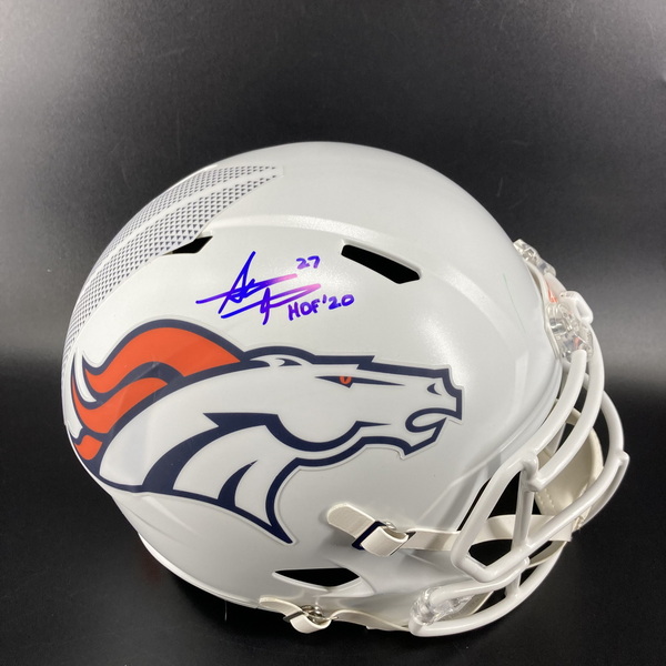 HOF - Broncos Steve Atwater Signed Alternate Replica Speed Helmet
