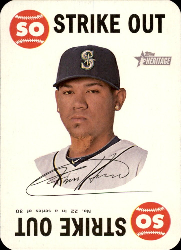 2017 Topps Heritage Topps Game #22 Felix Hernandez